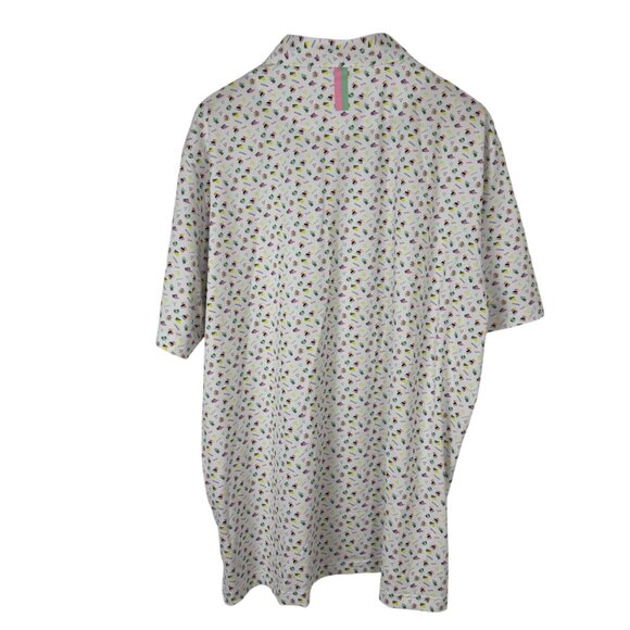 Rhoback NEW The Bayside High Golf Performance Polo Multicolor Short Sleeve XXL - Picture 3 of 11